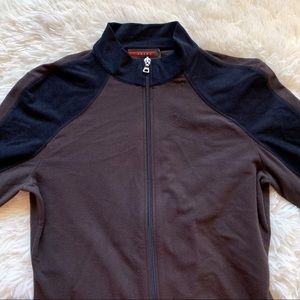 PRADA Sport Long Sleeve Zip-Up Top